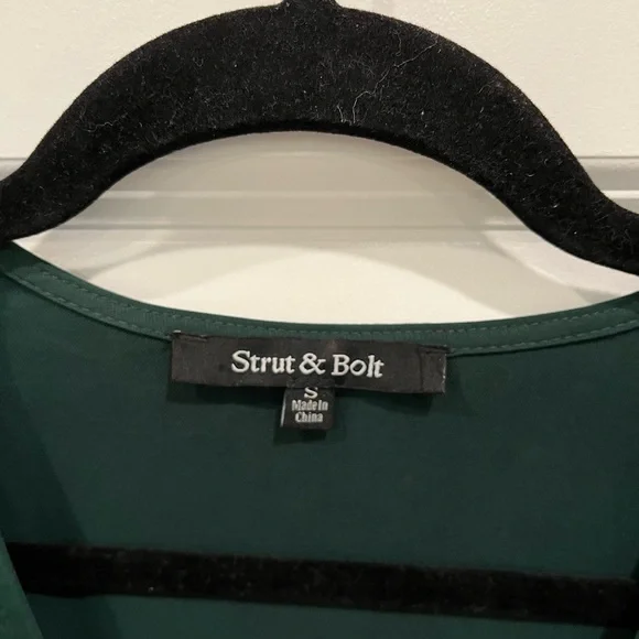 🛑SOLD🛑 Strut & Bolt Satin Wrap Jumpsuit - Picture 9 of 11